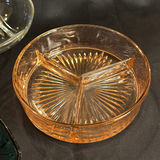 Vintage Collectible Glass Serving Dishes/Relish Trays Lot of 4 - thumbnail 3 of 7