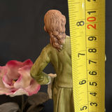 Vintage Porcelain Courting Couple Figurines on Italian Marble - thumbnail 6 of 9