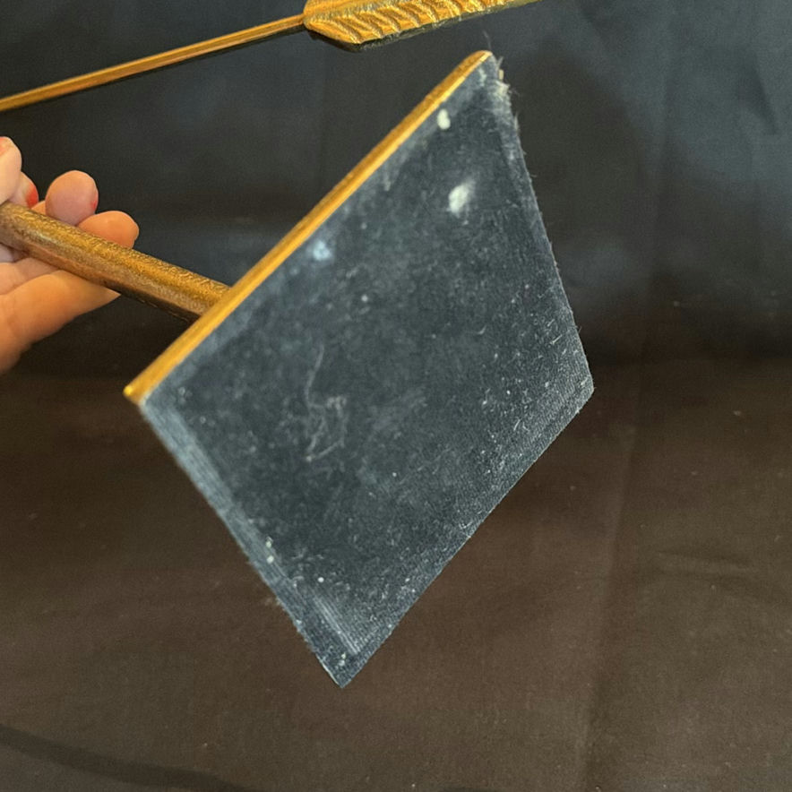 Crossed Arrow Metal Sculpture on Pedestal - image 6 of 6