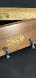 Wooden Wall-Mounted Racks (2) with Metal Hooks Appear to Be Repurposed Vintage Items - thumbnail 6 of 11