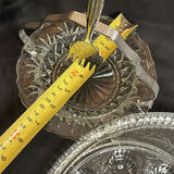 Vintage Clear Glass Serving Piece Lot - thumbnail 9 of 9