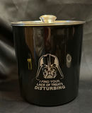 Pet Treat Jar Darth Vader/ Star Wars Metal Tin with Lid - thumbnail 1 of 5