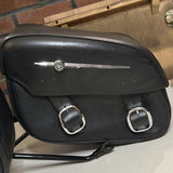 Pair of Harley Davidson Motorcycle Saddlebags w/ Hardware - thumbnail 3 of 10