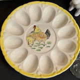 Farmer in the Dell Assorted Lot of Animal Ceramics Including A Rooster Egg Plate - thumbnail 6 of 8