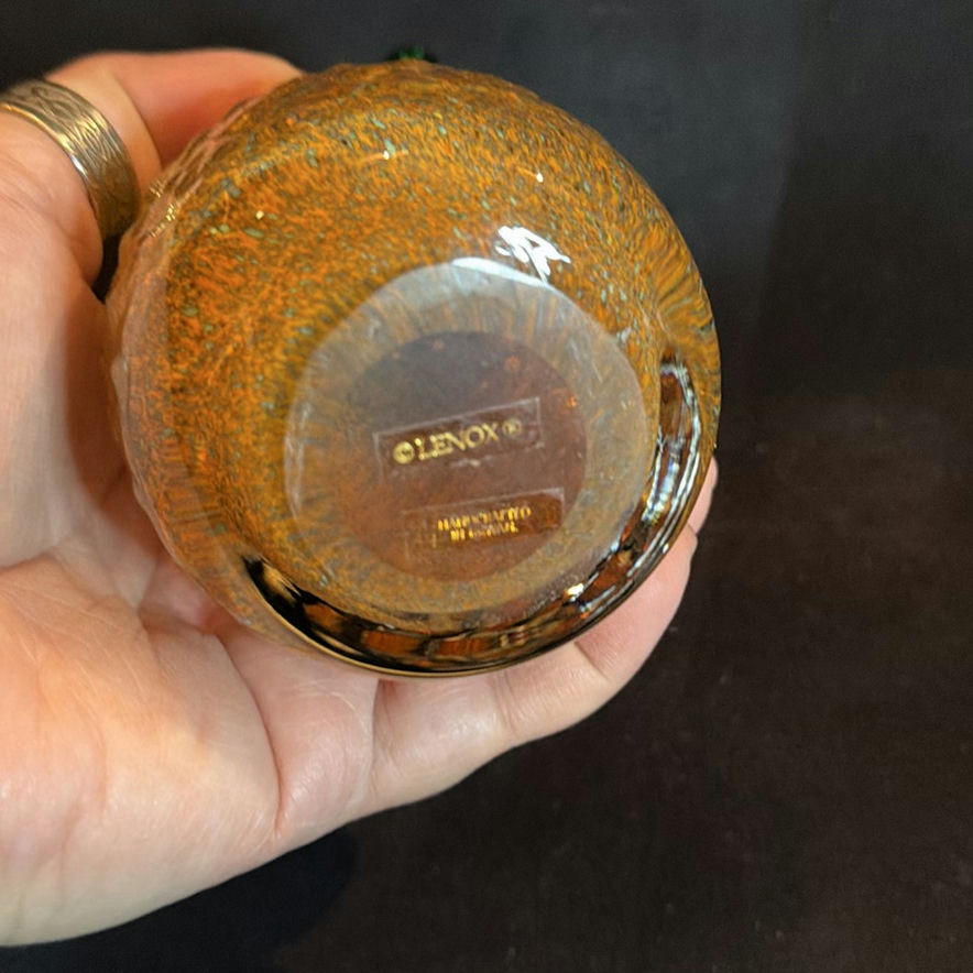 VintageLenox Harvest Glory Glass Pineapple Paperweight - image 4 of 4