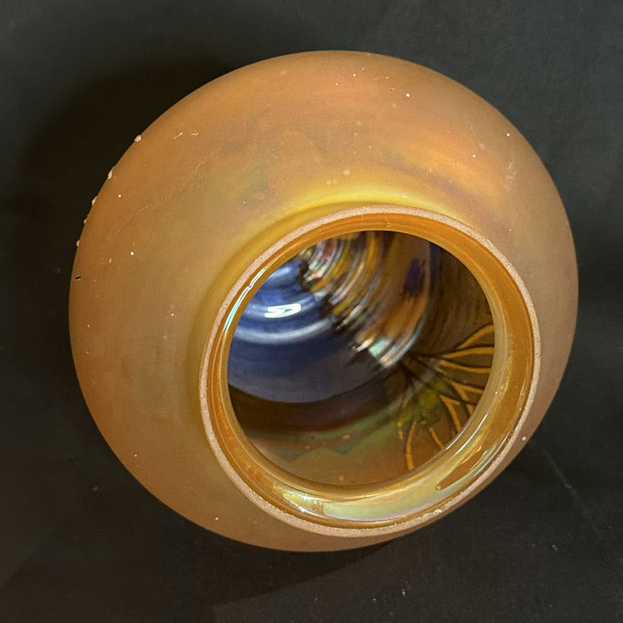 Antique Art Deco Glass Lampshade Appears to be 1920's Era - image 3 of 3