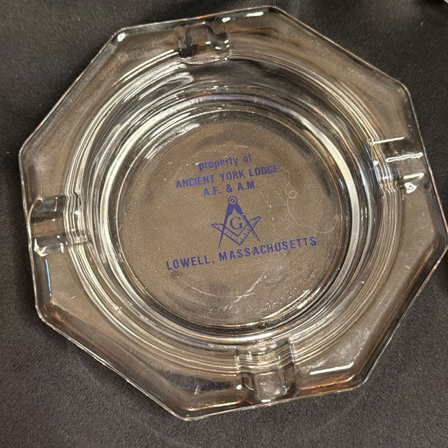 Vintage MCM Glass Advertisting Promotional Ashtrays Lot of 4 - image 2 of 5