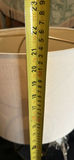 Geometric Glass and Metal Table Lamp with Shade - Tested Working - thumbnail 7 of 7