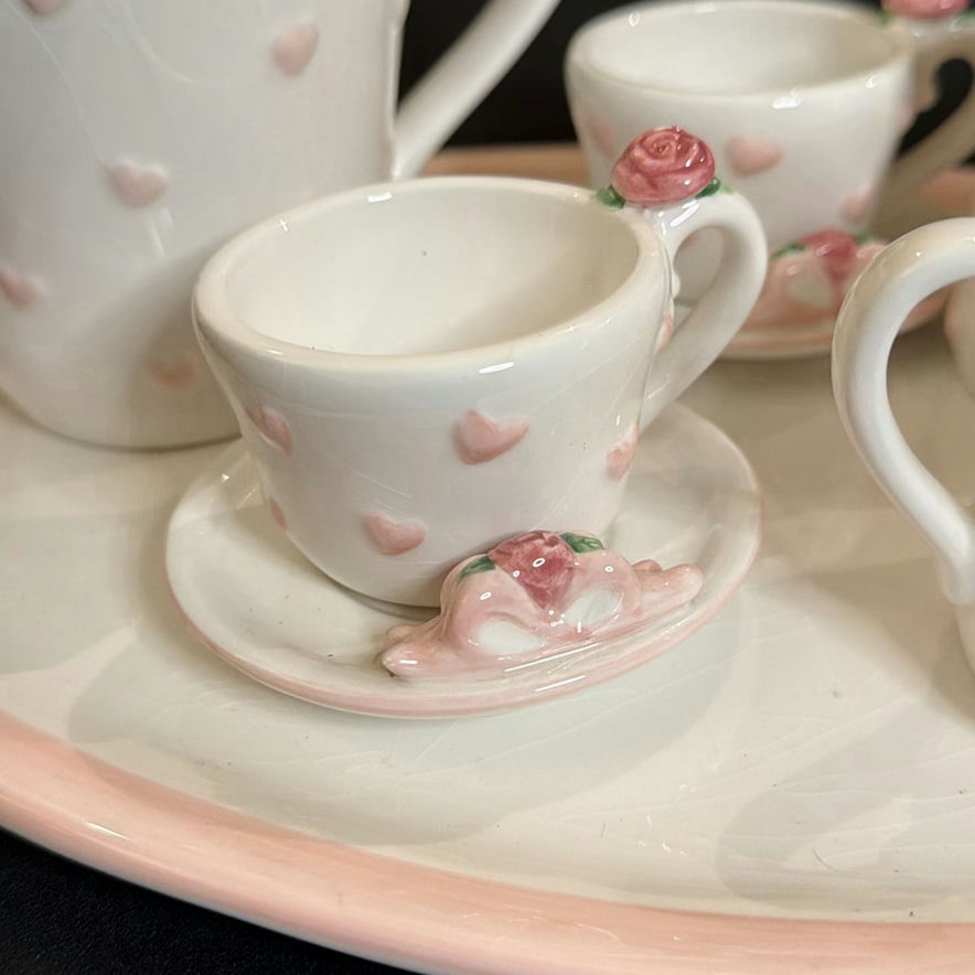 Vintage Mini Tea Service Set Bella Casa by Ganz - image 3 of 8