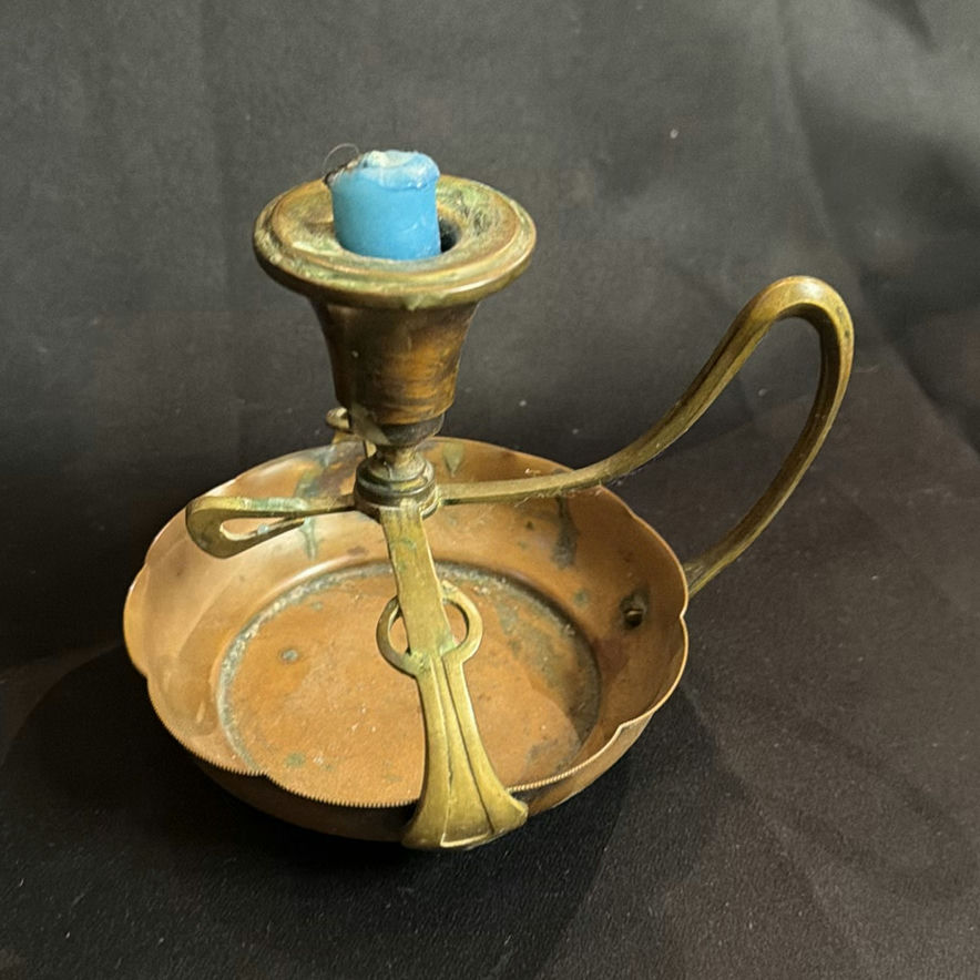 Vintage Candlesticks - Appear To Be Copper/Brass Combo - image 2 of 10
