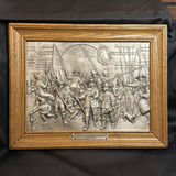 Rembrandt Van Rijn Metal Relief Plaque Wall Hanging  - thumbnail 1 of 7