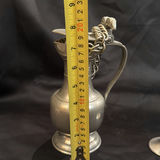 Vintage Pewter Lot including Vase, Cream & Suger Set, Pitcher - thumbnail 10 of 13