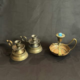 Vintage Candlesticks - Appear To Be Copper/Brass Combo - thumbnail 1 of 10