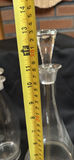 Vintage Lot Glass Decanters Some Etched - thumbnail 10 of 12
