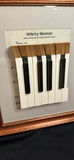 Wall Art Utilizing Vintage Piano Keys and Sheet Music "Witchy Woman" - thumbnail 3 of 6