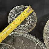 Vintage Clear Glass Serving Piece Lot - thumbnail 8 of 9