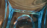 Vintage Aqua Blue Capri Glass Dishes (Lot of 3) Possibly Hazel Atlas - thumbnail 9 of 9