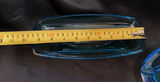 Vintage Aqua Blue Capri Glass Dishes (Lot of 3) Possibly Hazel Atlas - thumbnail 5 of 9