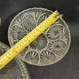 Vintage Clear Glass Serving Piece Lot - thumbnail 7 of 9
