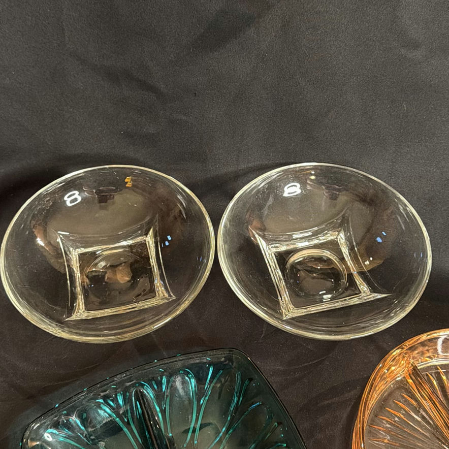 Vintage Collectible Glass Serving Dishes/Relish Trays Lot of 4 - image 4 of 7