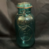 Two Teal Mason Jars Vintage Including Ball Bicentennial - thumbnail 2 of 6