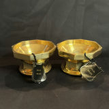 Pair of Solid Brass Candle Holders Made in Thailand NWT - thumbnail 1 of 6