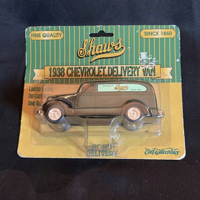 Shaws 1938 Chevrolet Delivery Van Die Cast Model NIB - Image 1 of 3