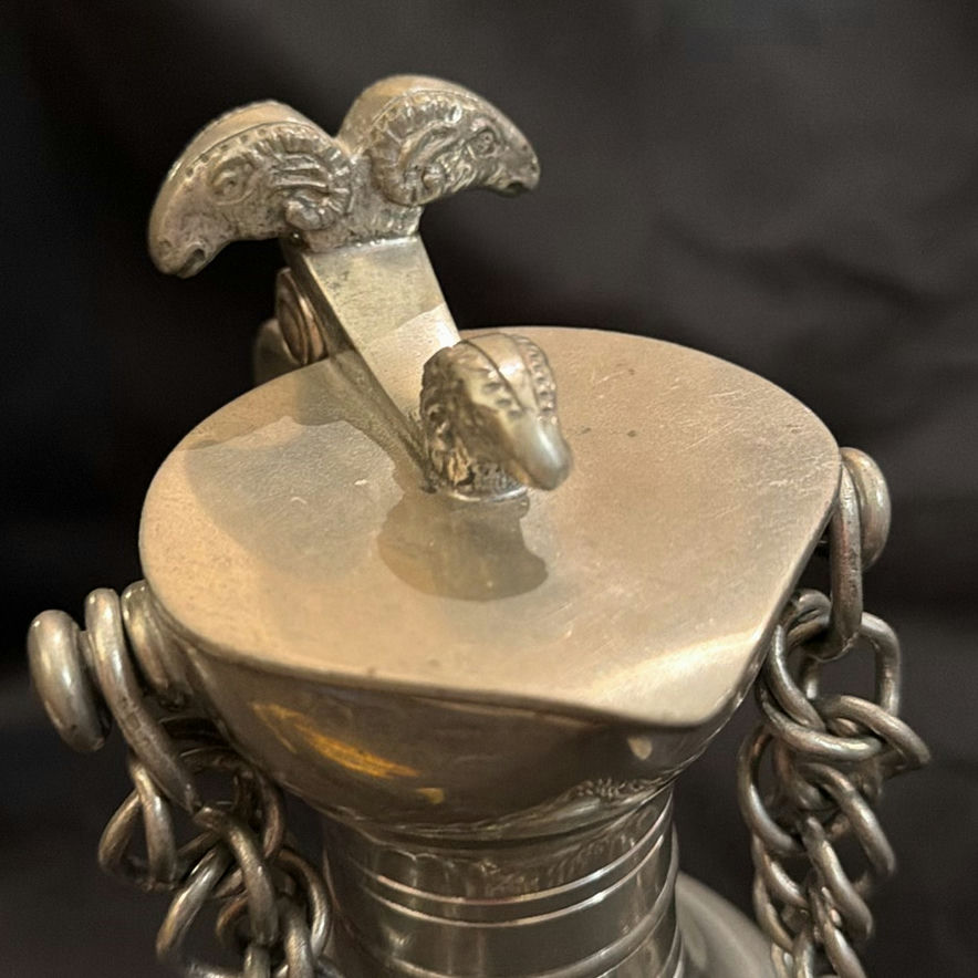 Vintage Pewter Lot including Vase, Cream & Suger Set, Pitcher - image 12 of 13