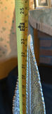 Metallic Leaf Sculpture on Marble Like Base 24" Tall - thumbnail 2 of 5