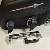 Pair of Harley Davidson Motorcycle Saddlebags w/ Hardware - thumbnail 7 of 10