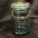 Two Teal Mason Jars Vintage Including Ball Bicentennial - thumbnail 5 of 6