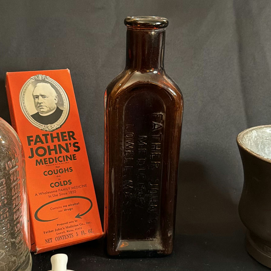 Vintage Apothecary Items Including Mortar and Pestle - image 4 of 12