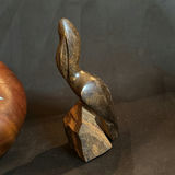 Vintage Lot Including Wooden Pig Bank, Pelican Carving and Abstract Goddes Figurine - thumbnail 4 of 6
