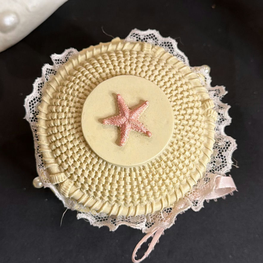 Ocean Themed Lot - Partylite Sandcastle, Nantucket Mini Basket, Decorative Utensil - image 5 of 11