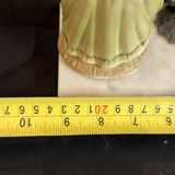 Vintage Porcelain Courting Couple Figurines on Italian Marble - thumbnail 7 of 9