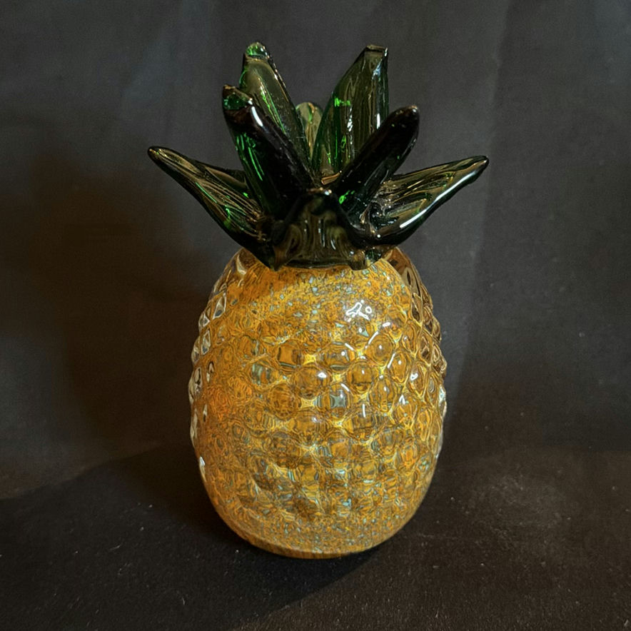 VintageLenox Harvest Glory Glass Pineapple Paperweight - image 1 of 4