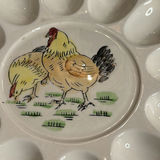Farmer in the Dell Assorted Lot of Animal Ceramics Including A Rooster Egg Plate - thumbnail 7 of 8