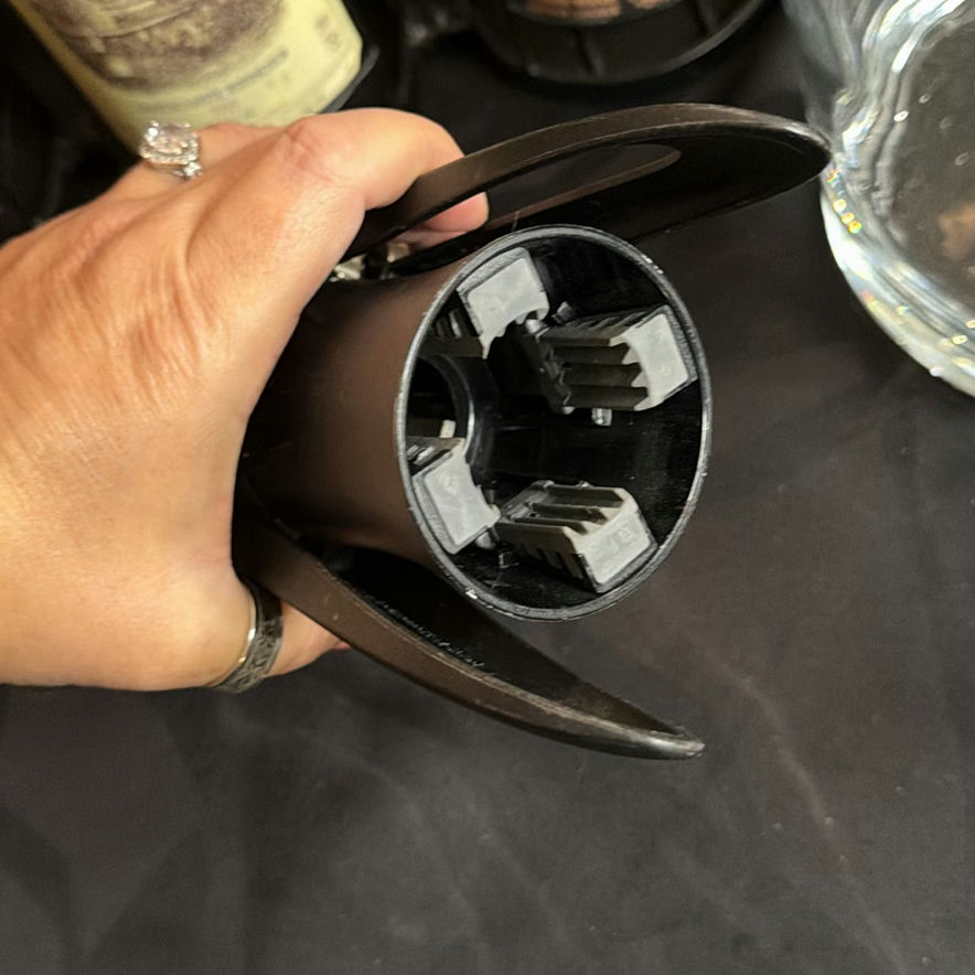 Wine Anyone? KROSNO Glass Ice Bucket with A Three-Bottle Metal Stand and Corkscrew - image 3 of 13