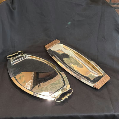 Vintage Kromex Serving Trays/Plates MCM - Image 1 of 8