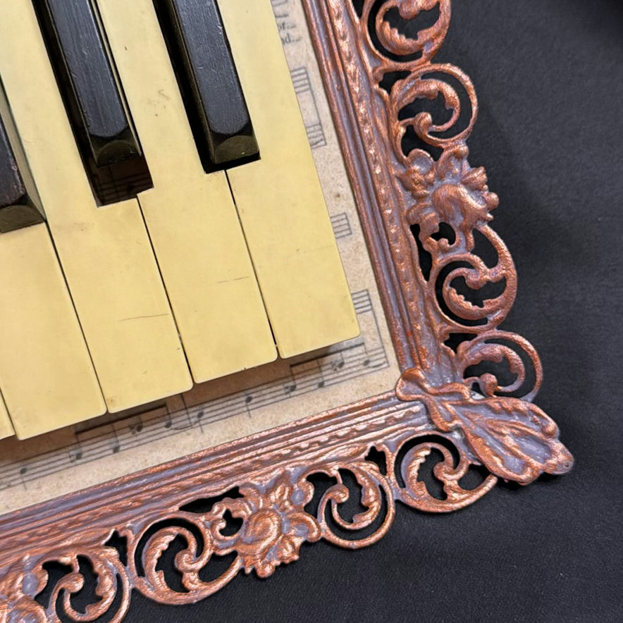 Unique Wall Art Vintage Piano Keys and Music Sheet "Devil Woman" - image 3 of 5