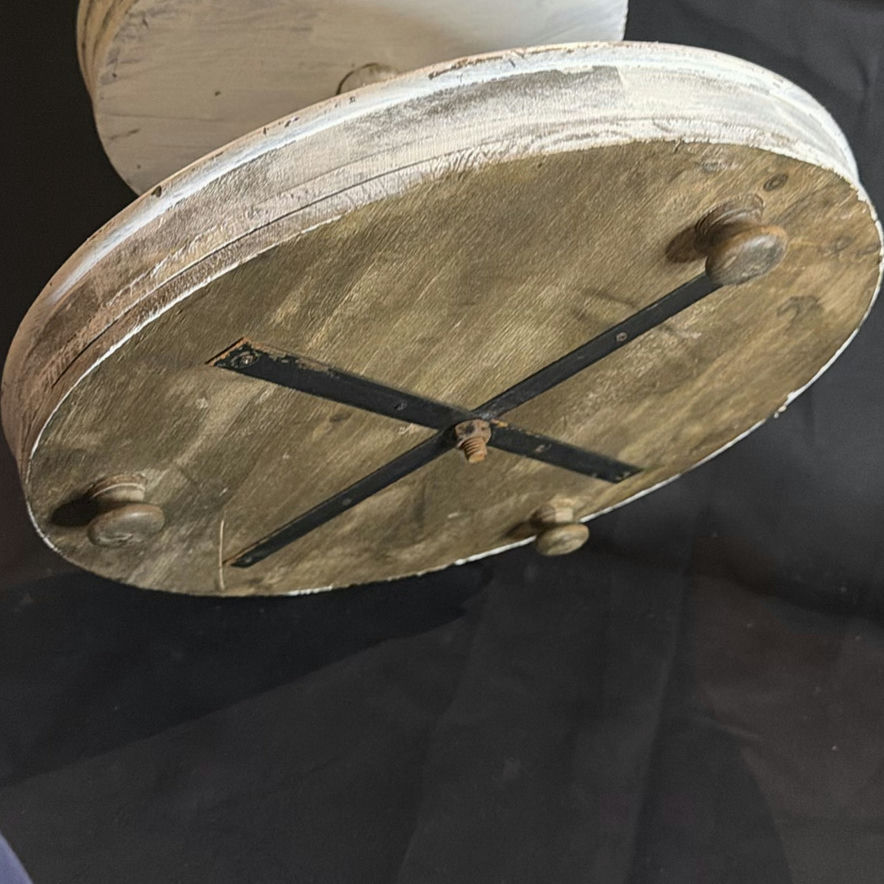 Distressed White Wood Two Tier Serving/Display Tray - image 4 of 7