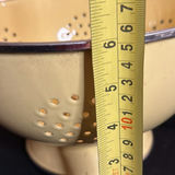 Repurposed Vintage Yellow Colander Hanging Lamp - NEEDS REWIRED - thumbnail 5 of 5
