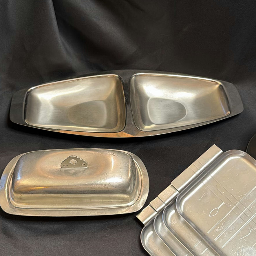 Vintage Stainless Steel Lot Kitchen Accessories Including Revere - image 3 of 25