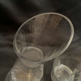 Vintage Lot Glass Decanters Some Etched - thumbnail 9 of 12