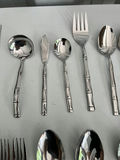 Silverware stainless set in wooden box - thumbnail 4 of 11