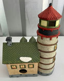 Heartland Valley Village Porcelain Lighted Lighthouse and House - thumbnail 3 of 6