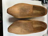 Pair of carved wooden Dutch clogs - Made in Holland - thumbnail 1 of 6
