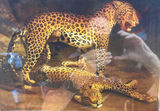 Framed leopard artwork 22-1/2" x 18-1/2" - thumbnail 2 of 3