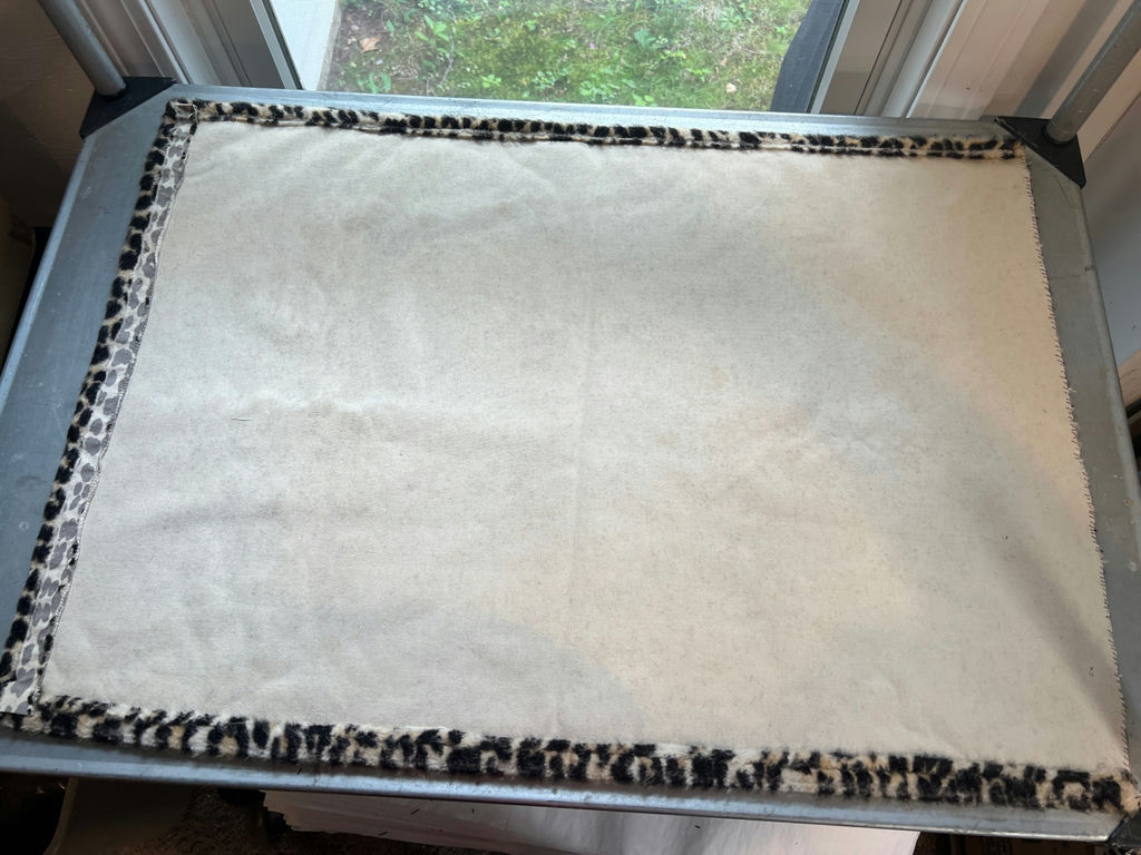 Leopard print faux fur runner 30" X 20" - image 3 of 3