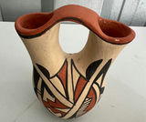 Assorted southwestern ceramic vases and small decorative vessels with geometric motifs - thumbnail 3 of 5